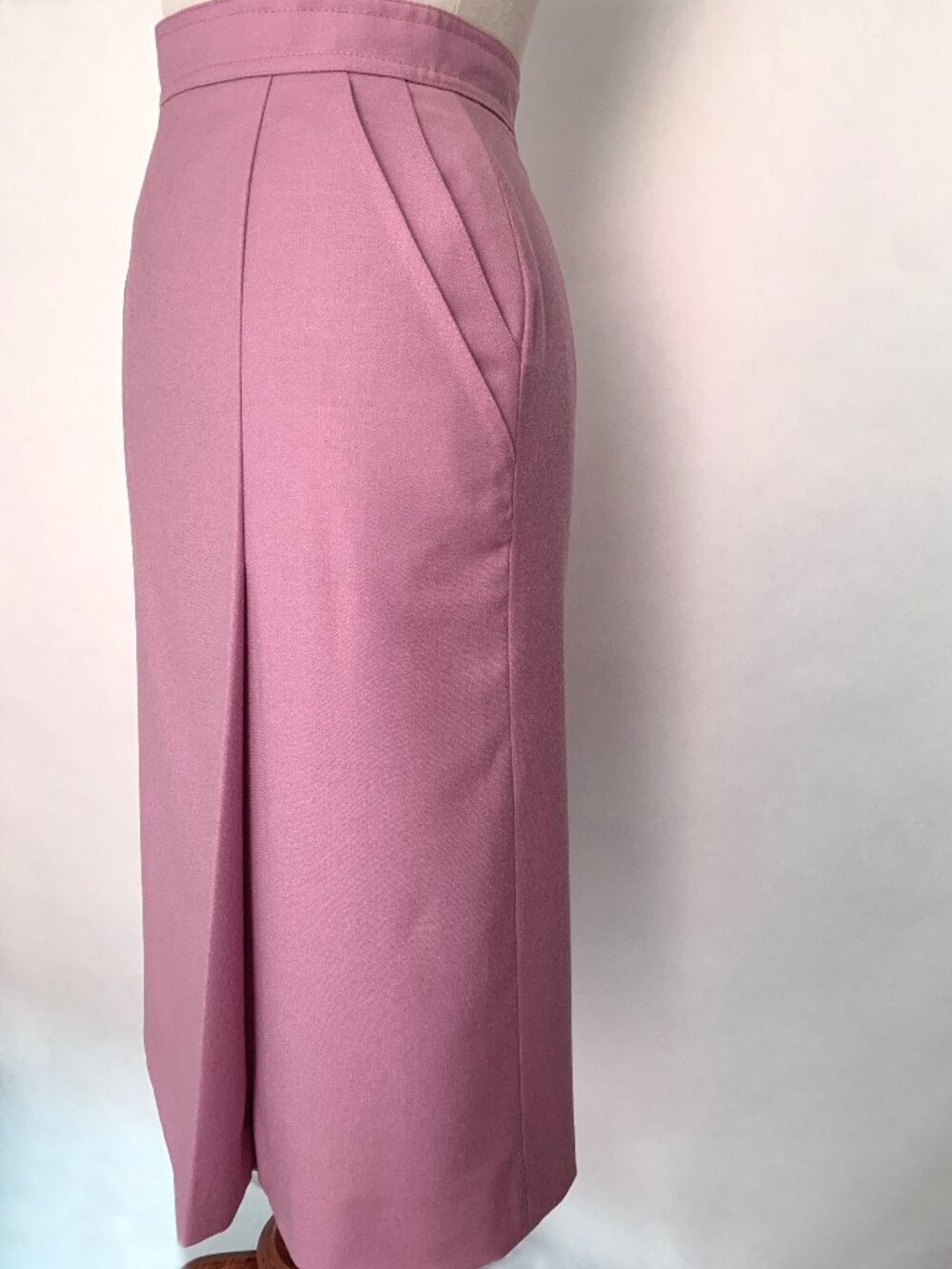 Vintage Gaytown Toronto Pink Worsted Wool Skirt | Size 3-4
